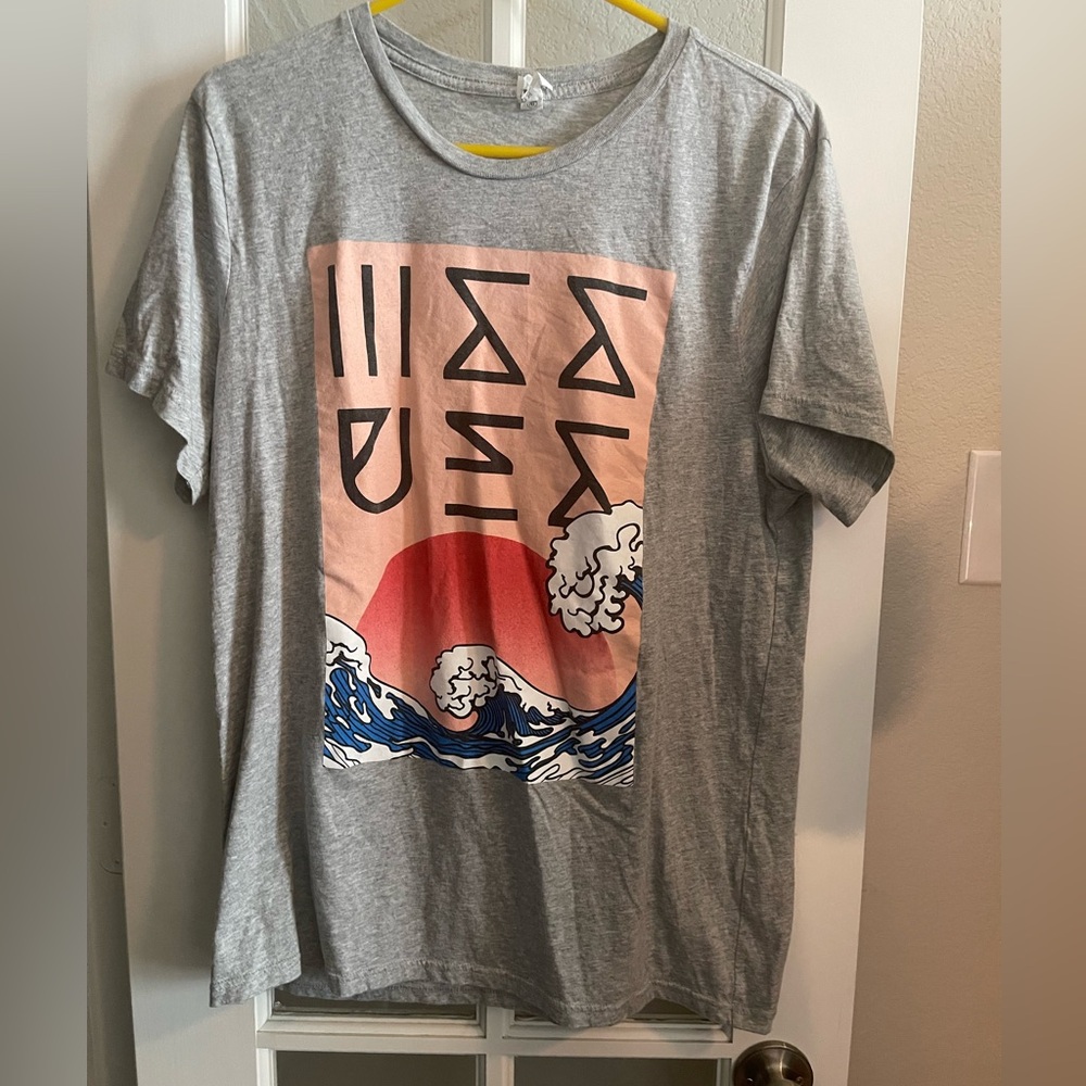 Gray Graphic T-Shirt